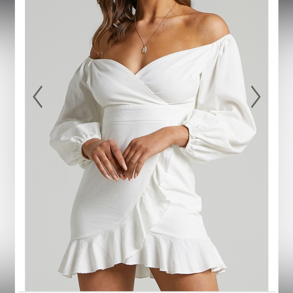 Showpo Can’t Move On off the shoulder dress